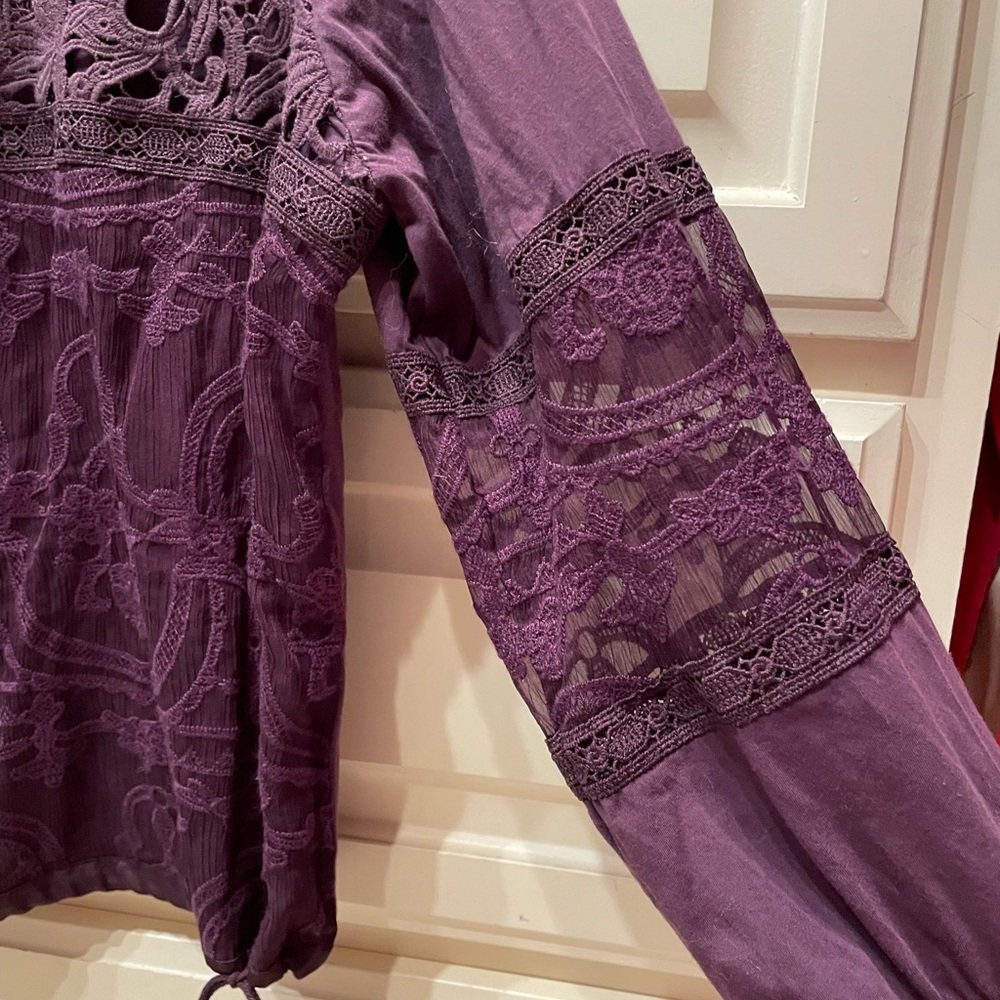 TINY eggplant top - Picture 3 of 4